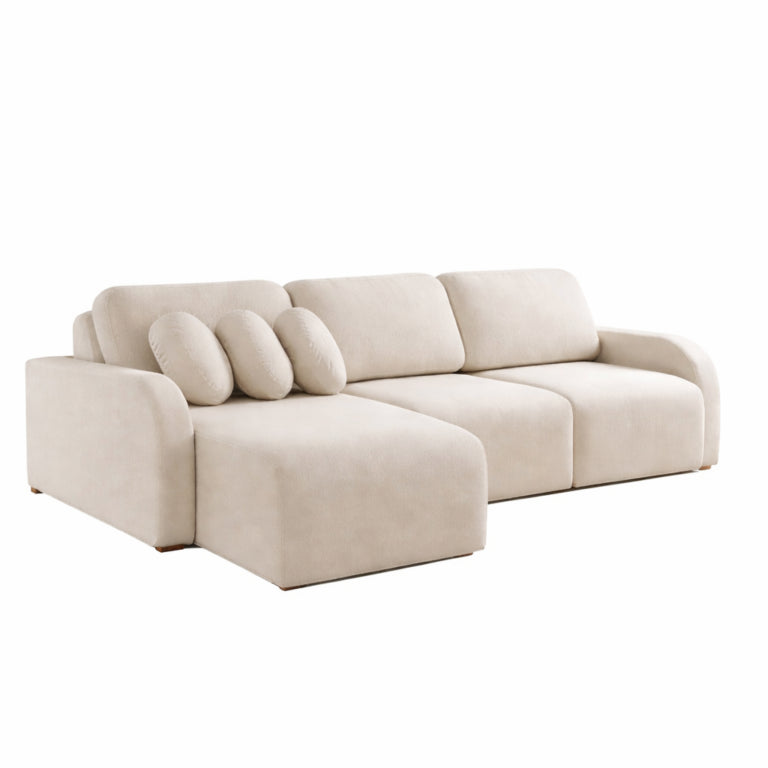 Sofá Cama Retrátil Bellagio 3,00 m Linho Bege 18