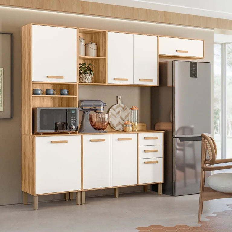 Cozinha Maria Flor Freijó/Off White – NICIOLI