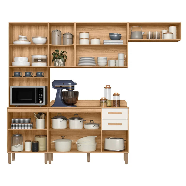 Cozinha Maria Flor Freijó/Off White – NICIOLI