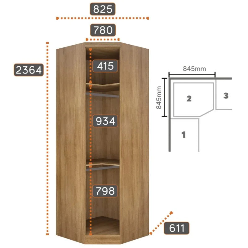 Guarda-Roupa Modulado Rizon