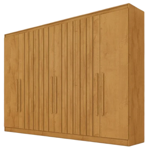 Guarda-Roupa 6 Portas Oxford 2,10 m Peroba