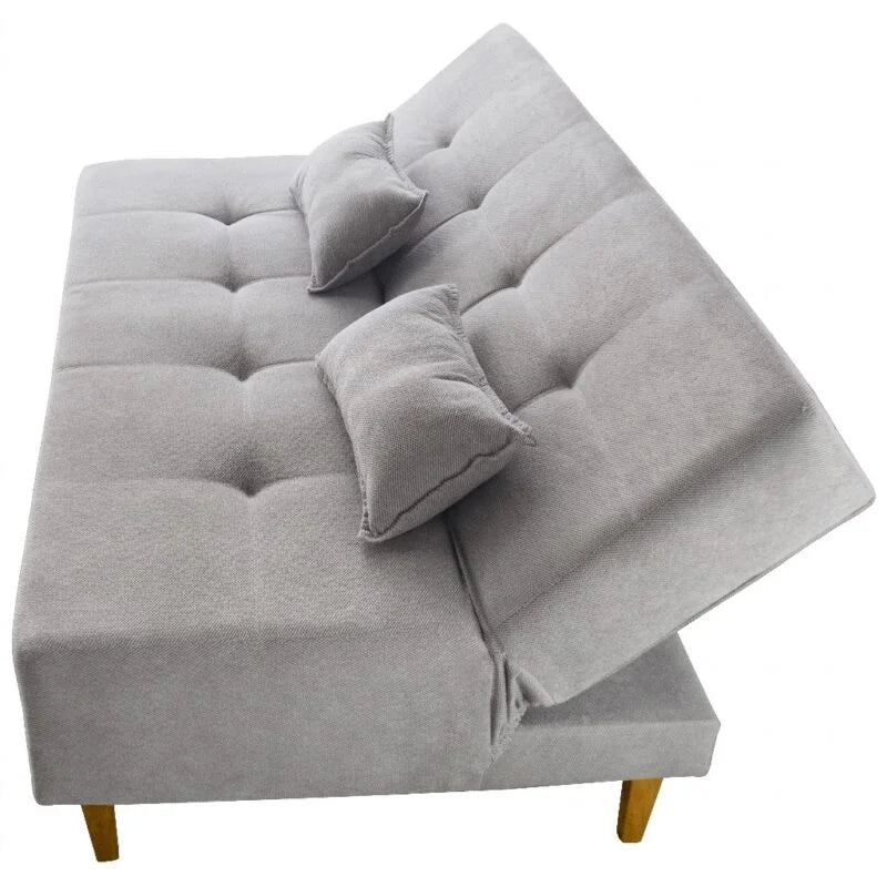 Sofá Cama Dallas Ref.48 1,81 m Linho Cinza 2502-B