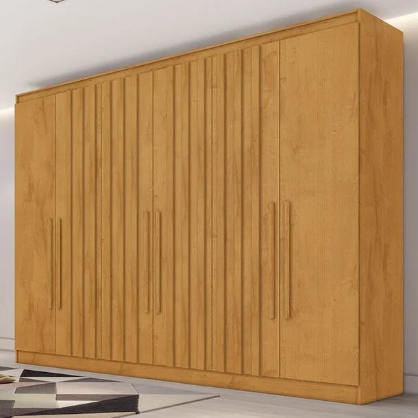 Guarda-Roupa 6 Portas Oxford 2,10 m Peroba