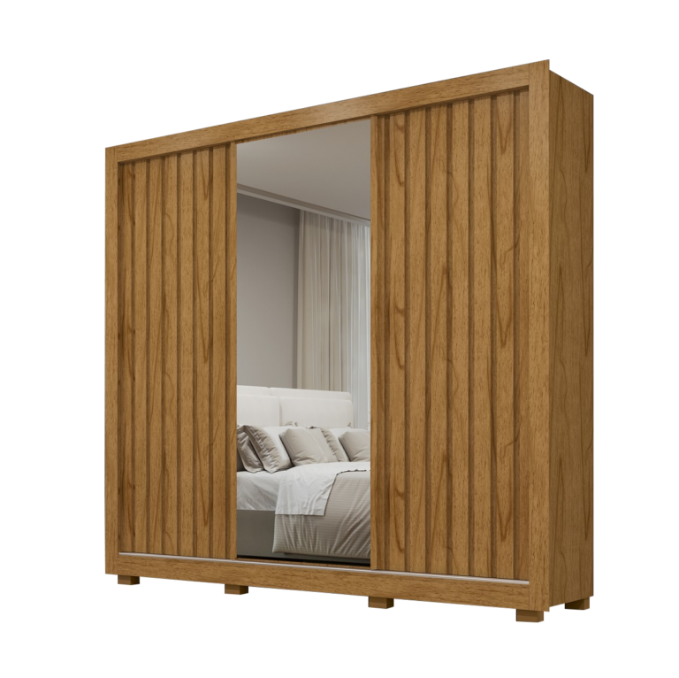 Guarda-Roupa Teresópolis 2,25 m Cedro/Areia