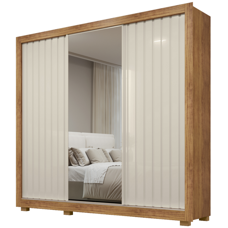 Guarda-Roupa Teresópolis 2,25 m Cedro/Areia