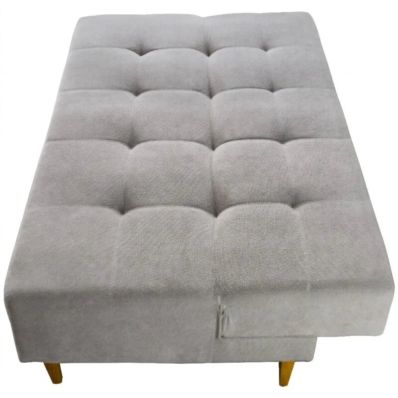 Sofá Cama Dallas Ref.48 1,81 m Linho Cinza 2502-B