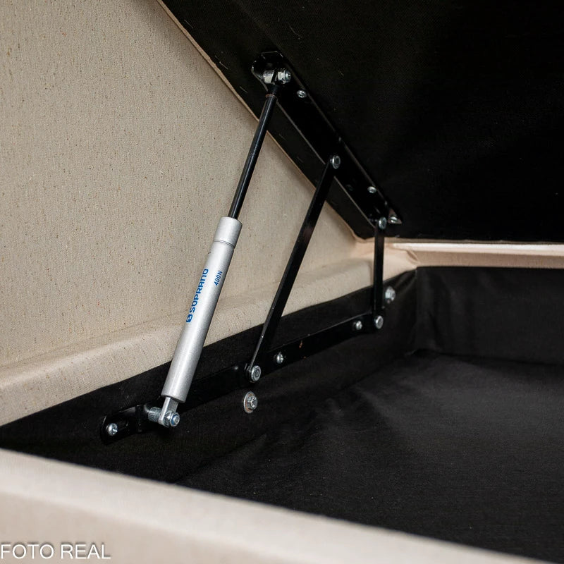 Sofá Cama Ipanema Baú Linho Bege 2274 Larg. 2.05m